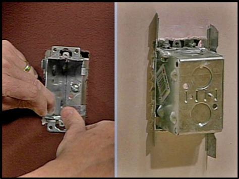 how to put an electrical box on drywall without studs|madison straps electrical.